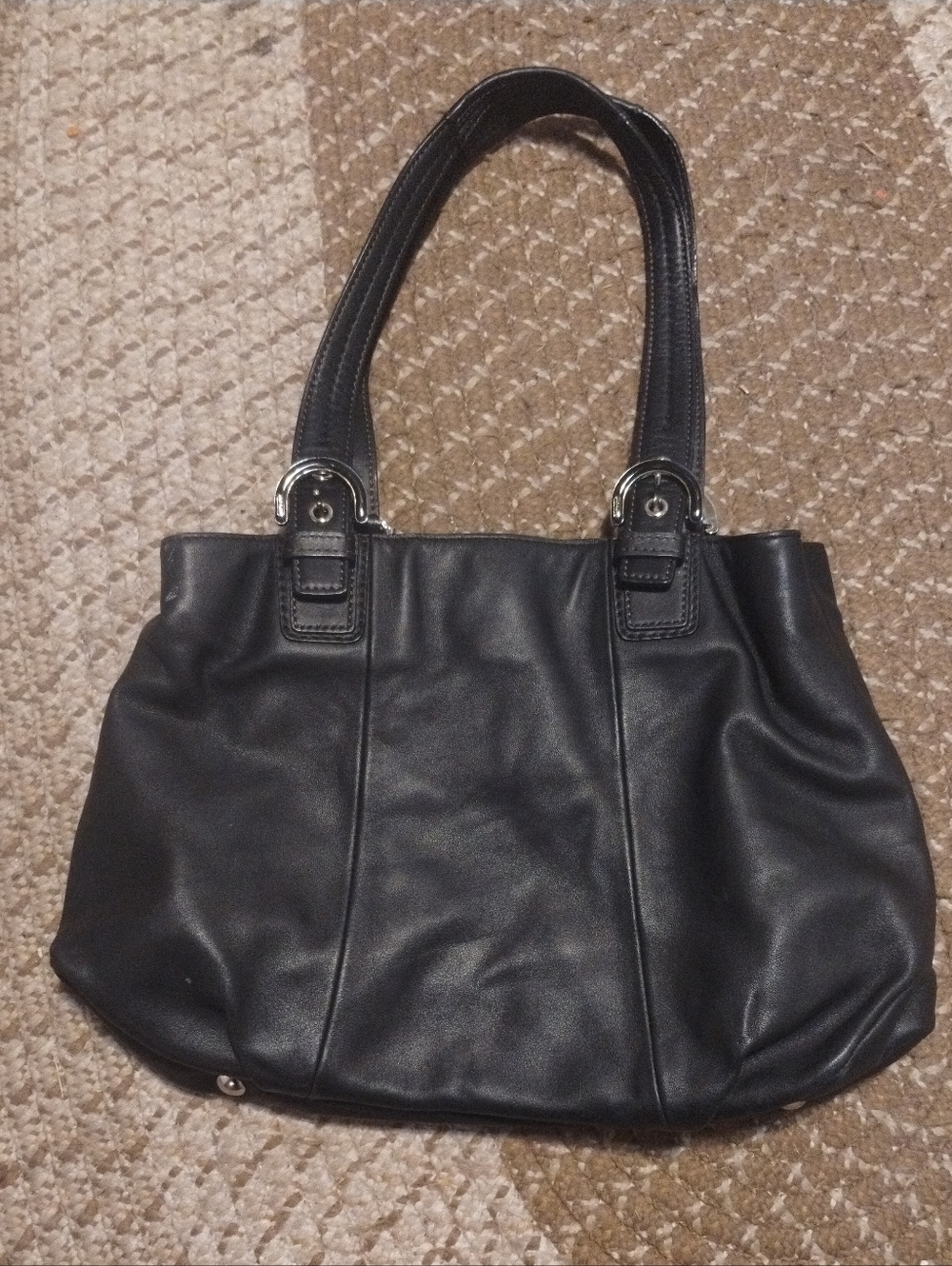 COACH SOHO Black leather hobo bag VINTAGE